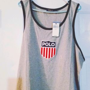 Ralph lauren big sheild stadium tank top